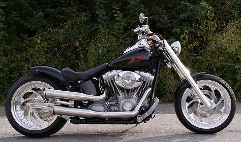 Harley Davidson Softail FXSTI Black-Devil